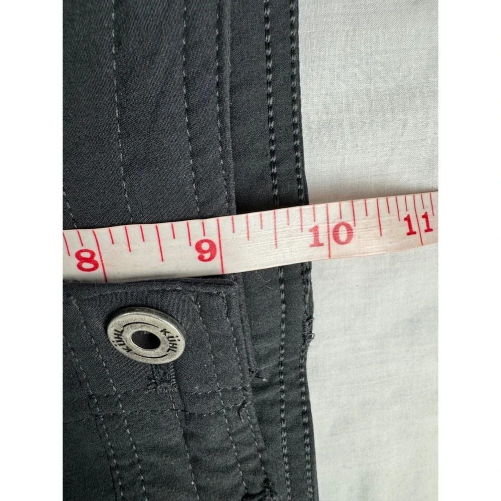 Kuhl Womens Cargo Hiking Pants Black Size 10 Reg Outdoor Trekking Trousers